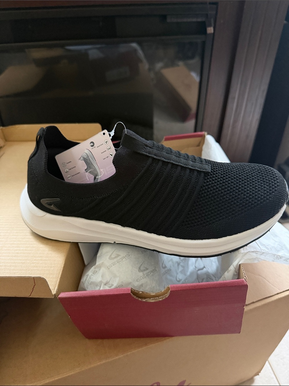 Comfort Knit Slip-On women’s  Shoe - Black